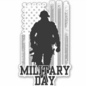 Sticker Jour militaire (Devant)