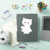 Sticker Jour Purr-fect Chat Anniversaire (Couverture iPad)
