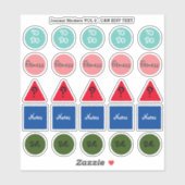 Sticker Journal des événements récurrents Journal Journal  (Feuille)