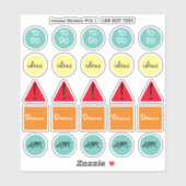 Sticker Journal des événements récurrents Journal Journal (Feuille)