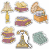 Sticker Journalisation de livres anciens  (Devant)