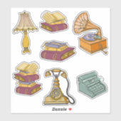 Sticker Journalisation de livres anciens  (Feuille)