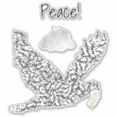 Sticker Journée de la paix (Devant)