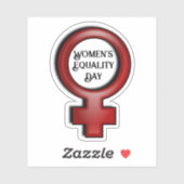 Sticker Journée de l'égalité des femmes (Feuille)