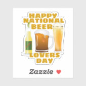 Sticker Journée des amateurs de bière (Feuille)