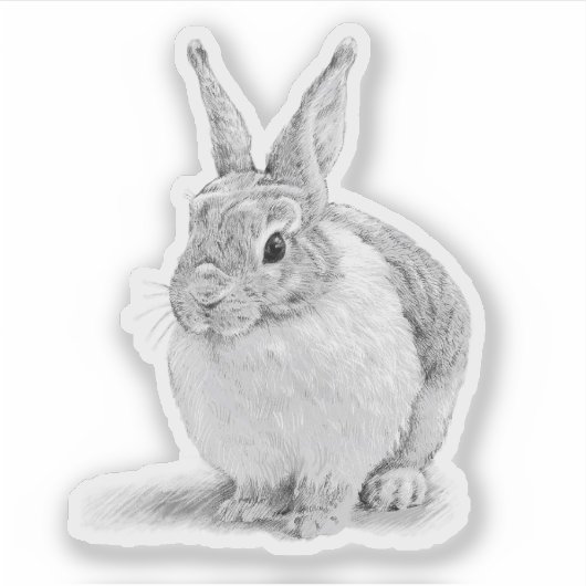 Sticker Journée du lapin (Devant)