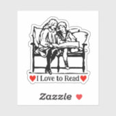 Sticker Journée du livre pour enfants (Feuille)