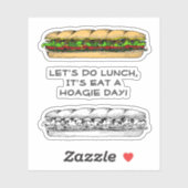 Sticker Journée du sandwich géant (Feuille)