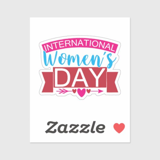 Sticker Journée internationale de la femme (Feuille)
