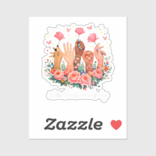 Sticker Journée internationale des femmes 8 mars 2026