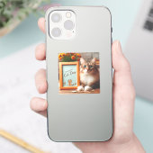 Sticker Journée internationale du chat (Téléphone)