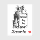 Sticker Journée nationale du chien (Feuille)