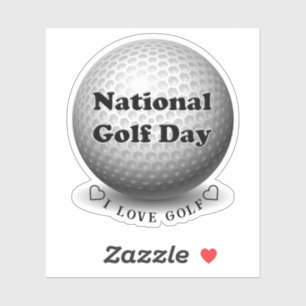 Sticker Journée nationale du golf Sports