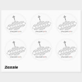 Sticker JOURS D'ESPACE (Feuille)