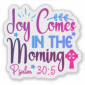 Sticker Joy arrive le matin (Devant)