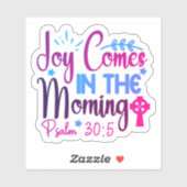 Sticker Joy arrive le matin (Feuille)