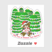 Sticker Joy Bear Noël (Feuille)