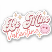 Sticker Joy Face Be Mine Saint Valentin Vinyl (Devant)