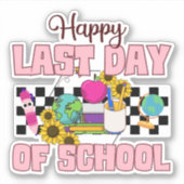 Sticker Joyeuse Dernière journée d'école (Devant)