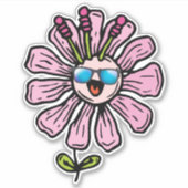 Sticker Joyeuse Fleur (Devant)
