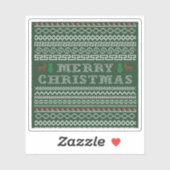 Sticker Joyeuse frontière de Noël (Feuille)