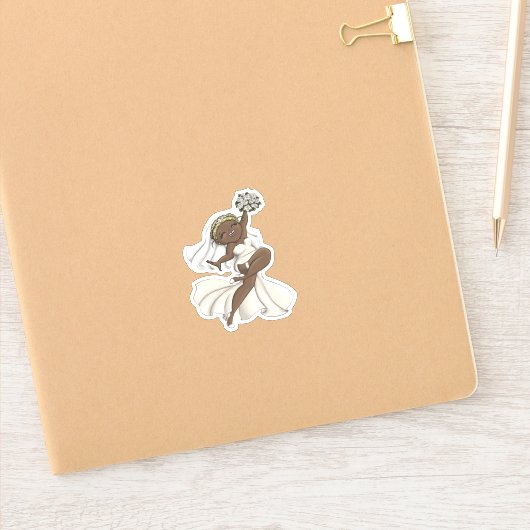 Sticker Joyeuse mariée 02 (Carnet)