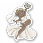Sticker Joyeuse mariée 02 (Devant)