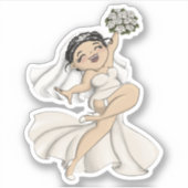 Sticker Joyeuse mariée 11 (Devant)