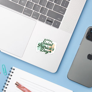 Sticker Joyeuse Saint-Patrick vintage