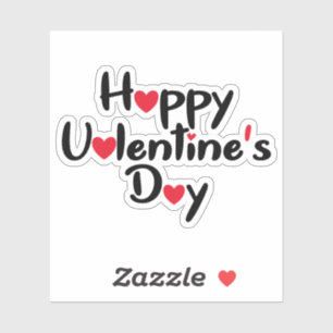 Sticker Joyeuse Saint-Valentin