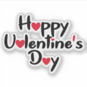 Sticker Joyeuse Saint-Valentin (Devant)