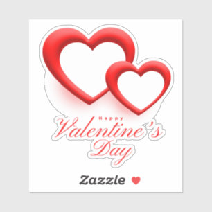 Sticker Joyeuse Saint-Valentin Cœur Amour Design-23540