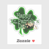 Sticker Joyeuse St-Patrick! (Feuille)