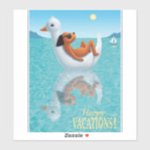 Sticker Joyeuses Vacances ! (Feuille)
