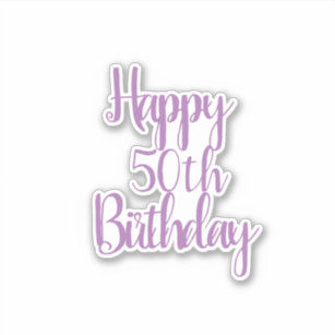 Autocollants Stickers Joyeux Anniversaire Chic Zazzle Be