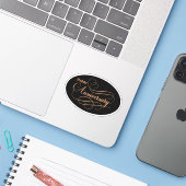 Sticker Joyeux anniversaire (Ordinateur portable avec iPhone)