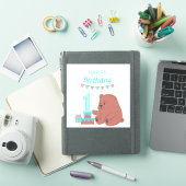 Sticker Joyeux anniversaire numéro un (Couverture iPad)