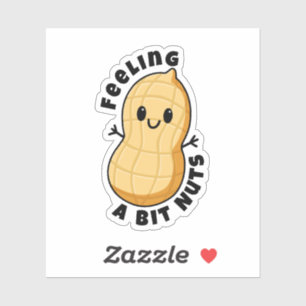 Sticker Joyeux Cartoon Kawaii Peanut - Sentez Un Peu De No
