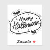 Sticker Joyeux doodle Halloween (Feuille)