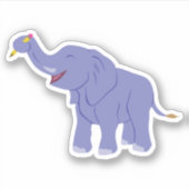 Sticker Joyeux éléphant (Devant)
