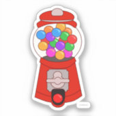 Sticker Joyeux Gumball Machine de dessin (Recto)