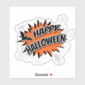 Sticker Joyeux Halloween (Feuille)