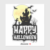 Sticker Joyeux Halloween (Feuille)