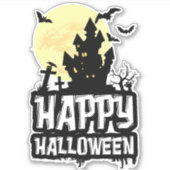Sticker Joyeux Halloween (Devant)
