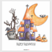 Sticker Joyeux Halloween (Feuille)