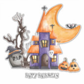 Sticker Joyeux Halloween (Devant)