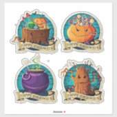 Sticker Joyeux Halloween (Feuille)