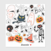 Sticker Joyeux Halloween | Cutie Trick ou Treat (Feuille)