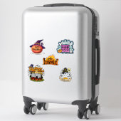 Sticker Joyeux Halloween mignon (Sur valise)