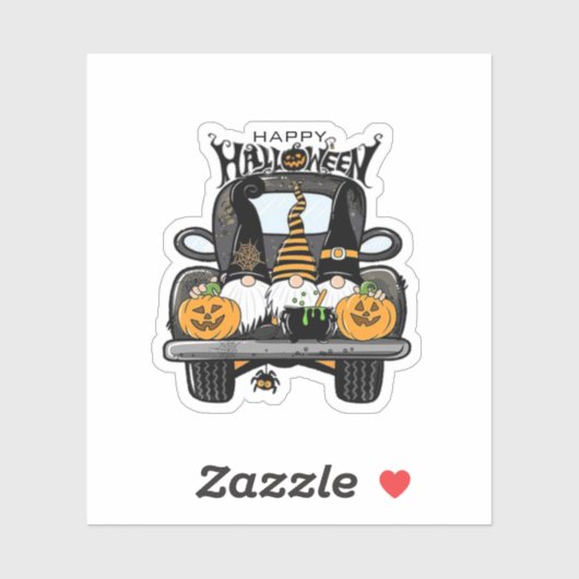 Sticker Joyeux Nalloween (Feuille)